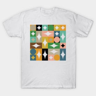 Retro Circles and Diamonds T-Shirt